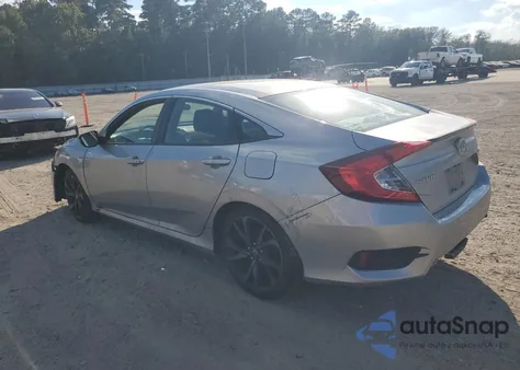 2020 Honda Civic Sport из США, поврежденный, VIN 19XFC2F81LE021316